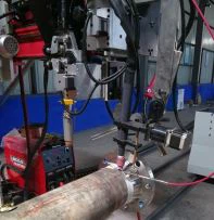 pipe welded with flange