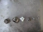 Alloy 601 Inconel 601 ditempa Socket ulir siku Tee Cap Cross Coupling