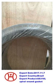SS316L spiral luka Gasket