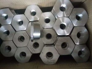 UNS N04400 2,4360 ditempa Socket ulir siku Tee Cap Cross Coupling